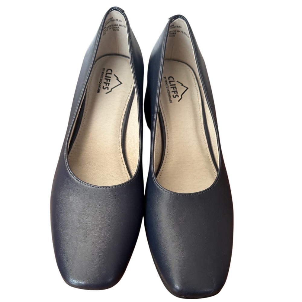 Cliffs by WHITE MOUNTAIN Navy Flats-Size 9M-NWOT